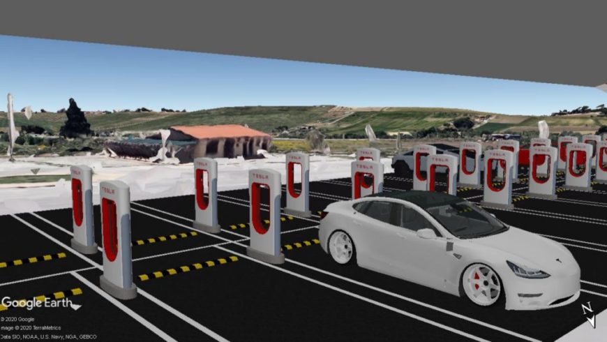 Tesla e il sogno di un Supercharger in Sicilia ai piedi della Valle dei Templi